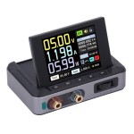 Portable DC Power Supply, Programmable Adjustable Power Supply 0–30V 0–5A 0–150W with HD IPS Color Screen and Safety Protections